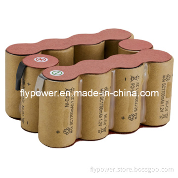 Ni-CD Battery 12V Sc1700mAh High Rate Discharge Rechargeable Battery for Power Tool (FD-SC1700P)